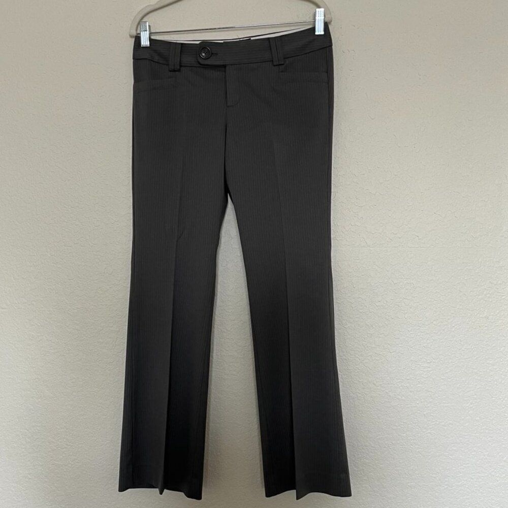 Banana Republic Women's Striped straight Leg Trouser size 4P